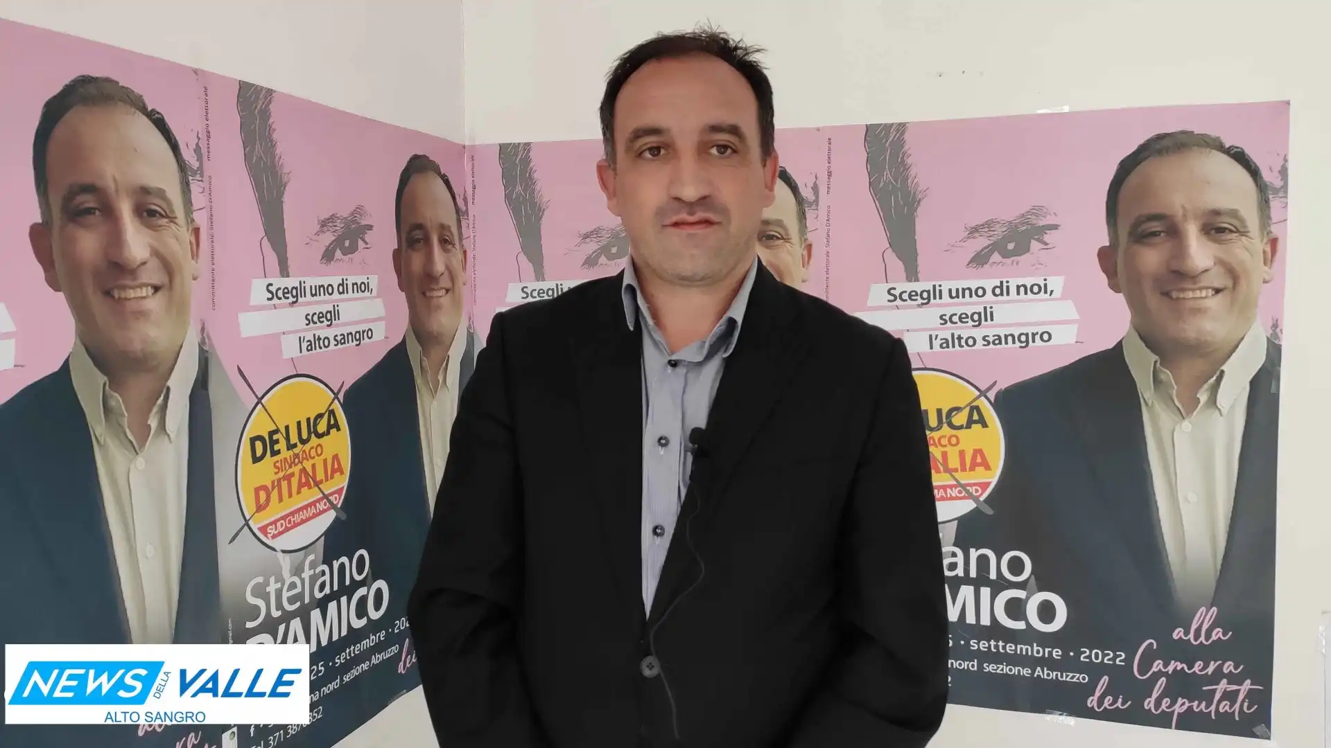 Spazio elettorale: Stefano D'Amico e l'appello agli elettori. "L'Alto Sangro ha la sua possibilità. Scegliete un rappresentante del territorio". Guarda l'intervista